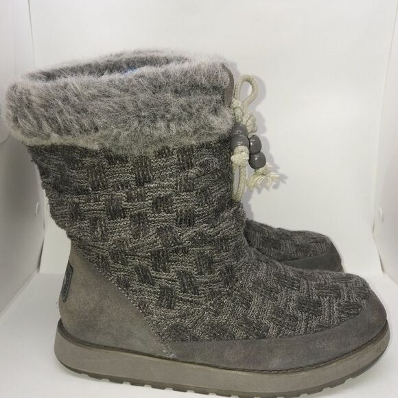 Skechers Australia Keepsakes Meadow Winter Boots Women's Size 6.5 Grey - Picture 2 of 8